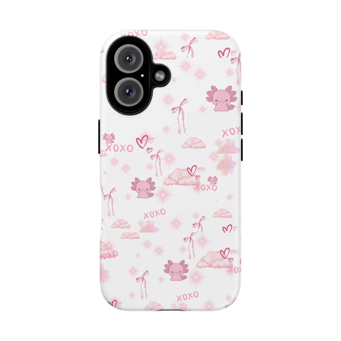 Pink clouds phone case
