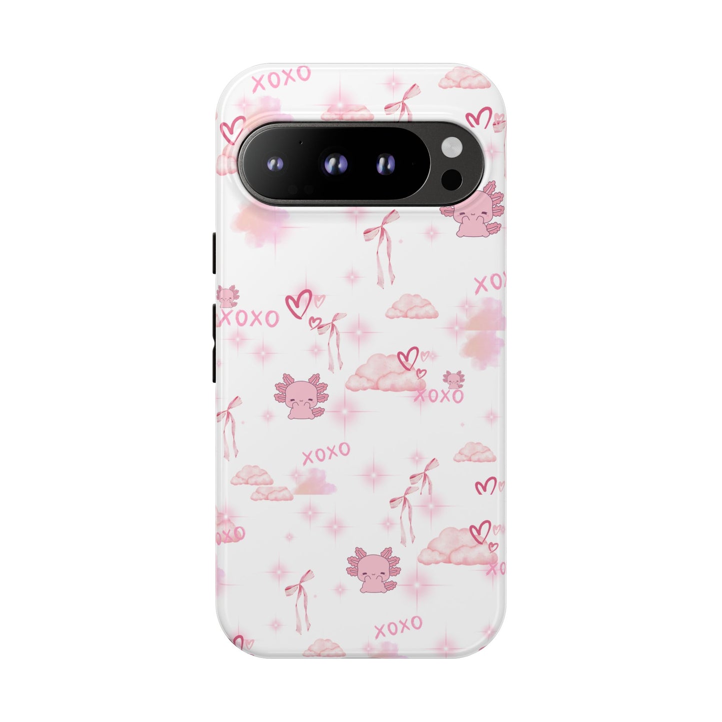 Pink clouds phone case