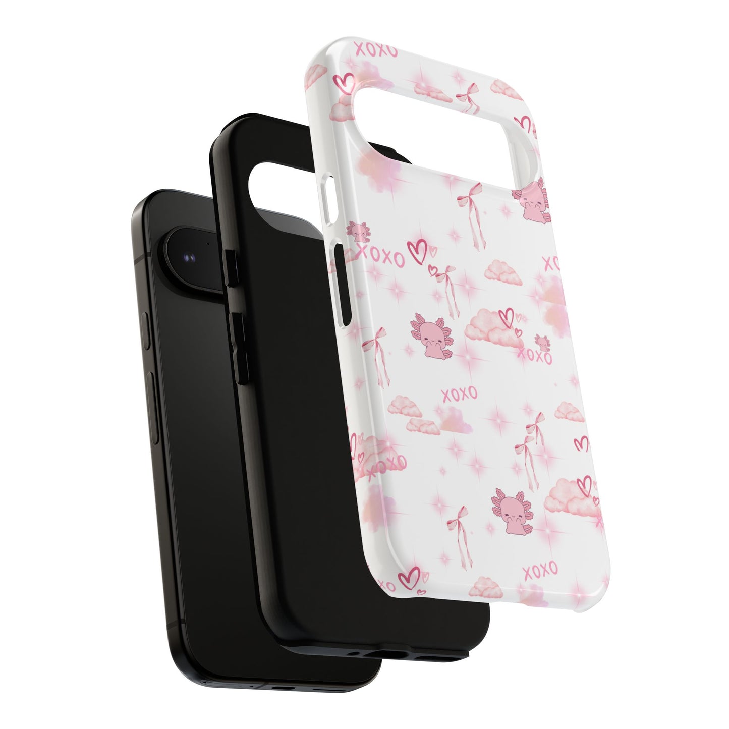 Pink clouds phone case