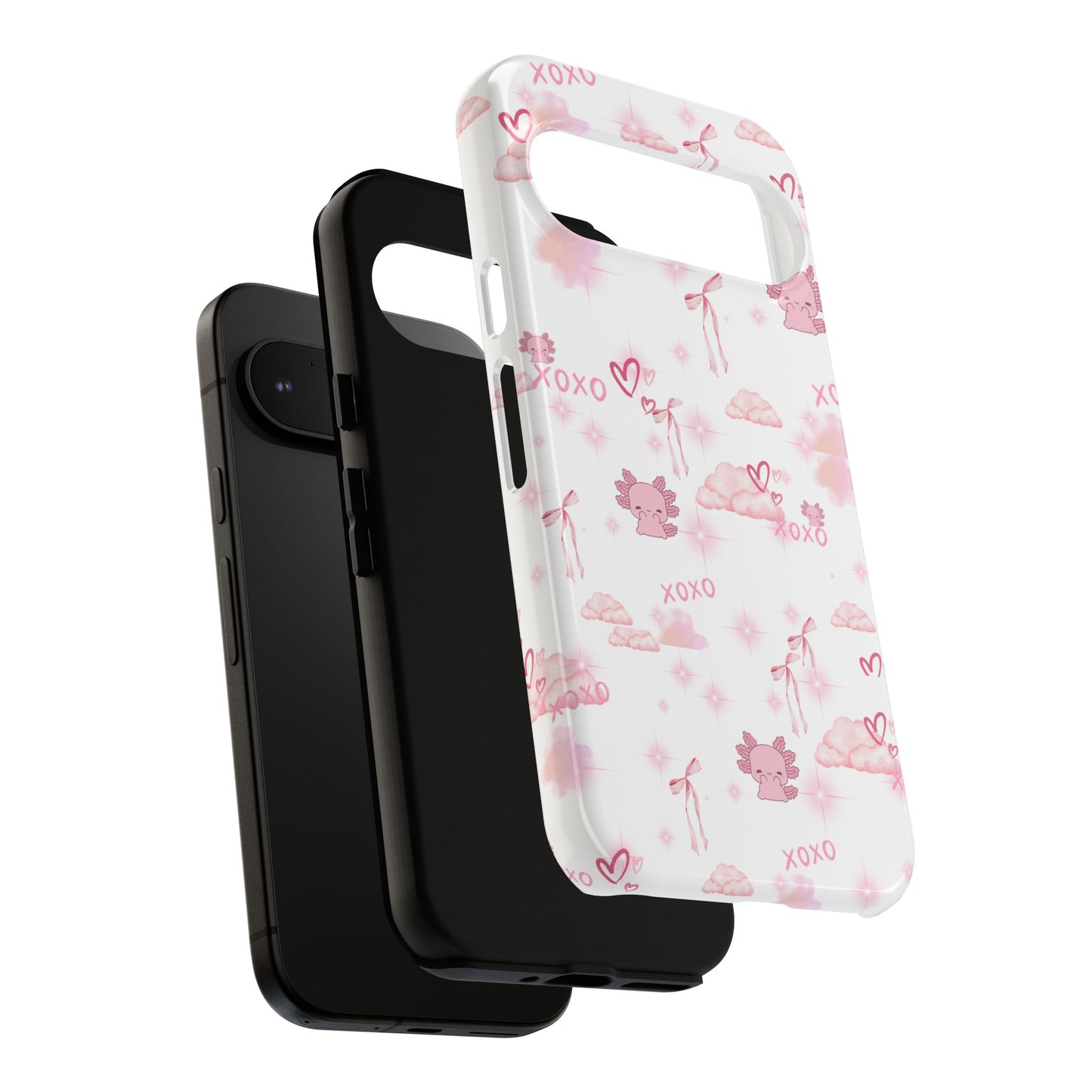 Pink clouds phone case
