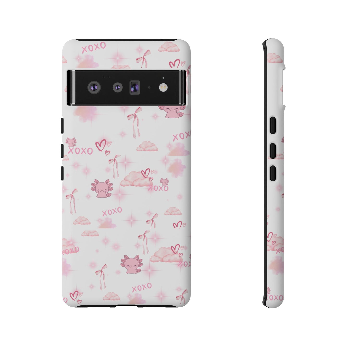 Pink clouds phone case