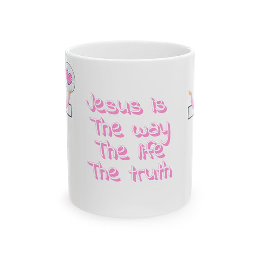 Jesus loves you mug