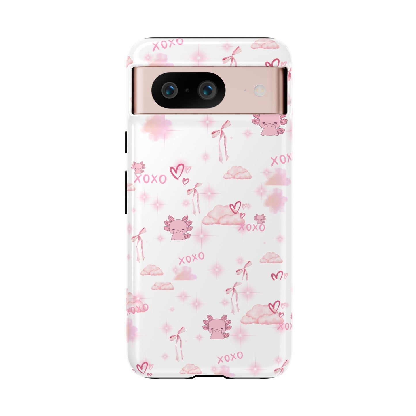 Pink clouds phone case