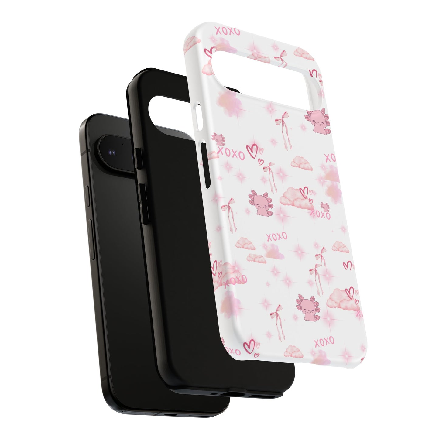 Pink clouds phone case