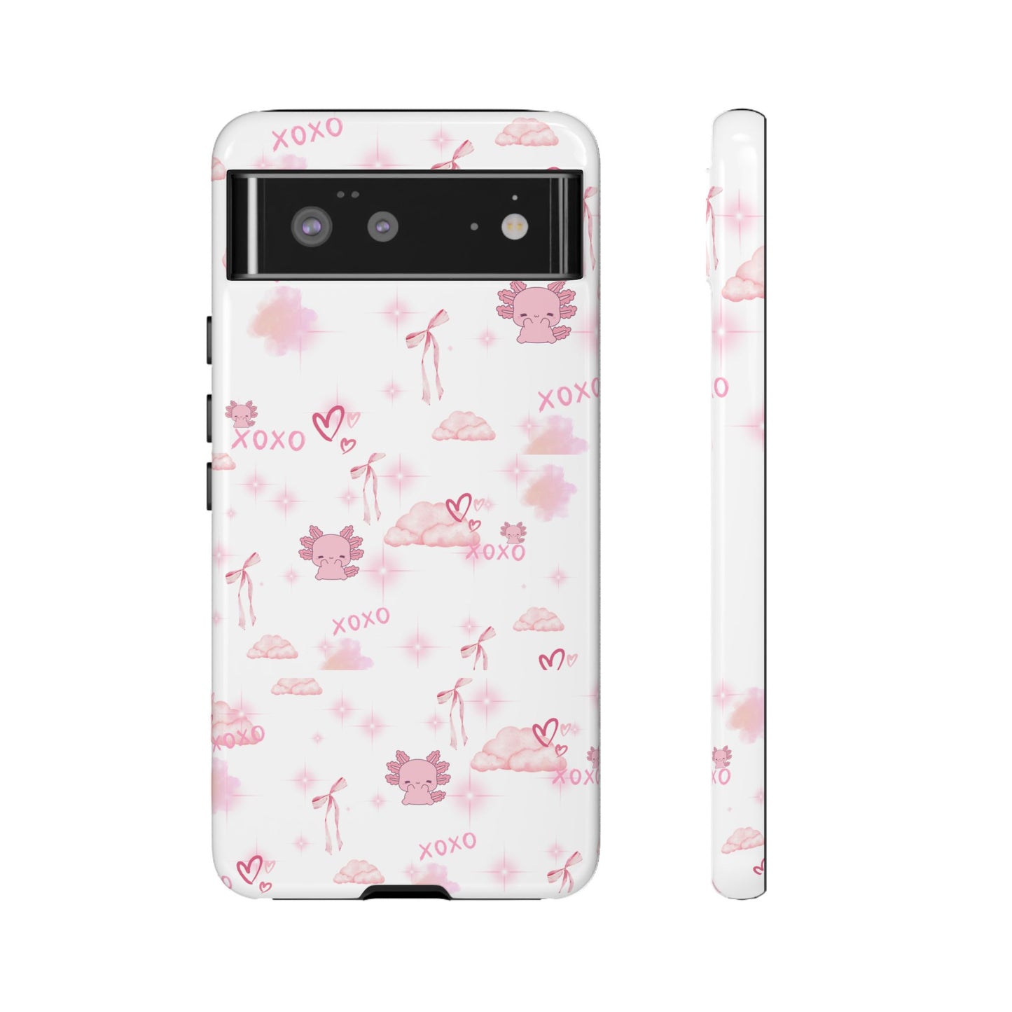 Pink clouds phone case