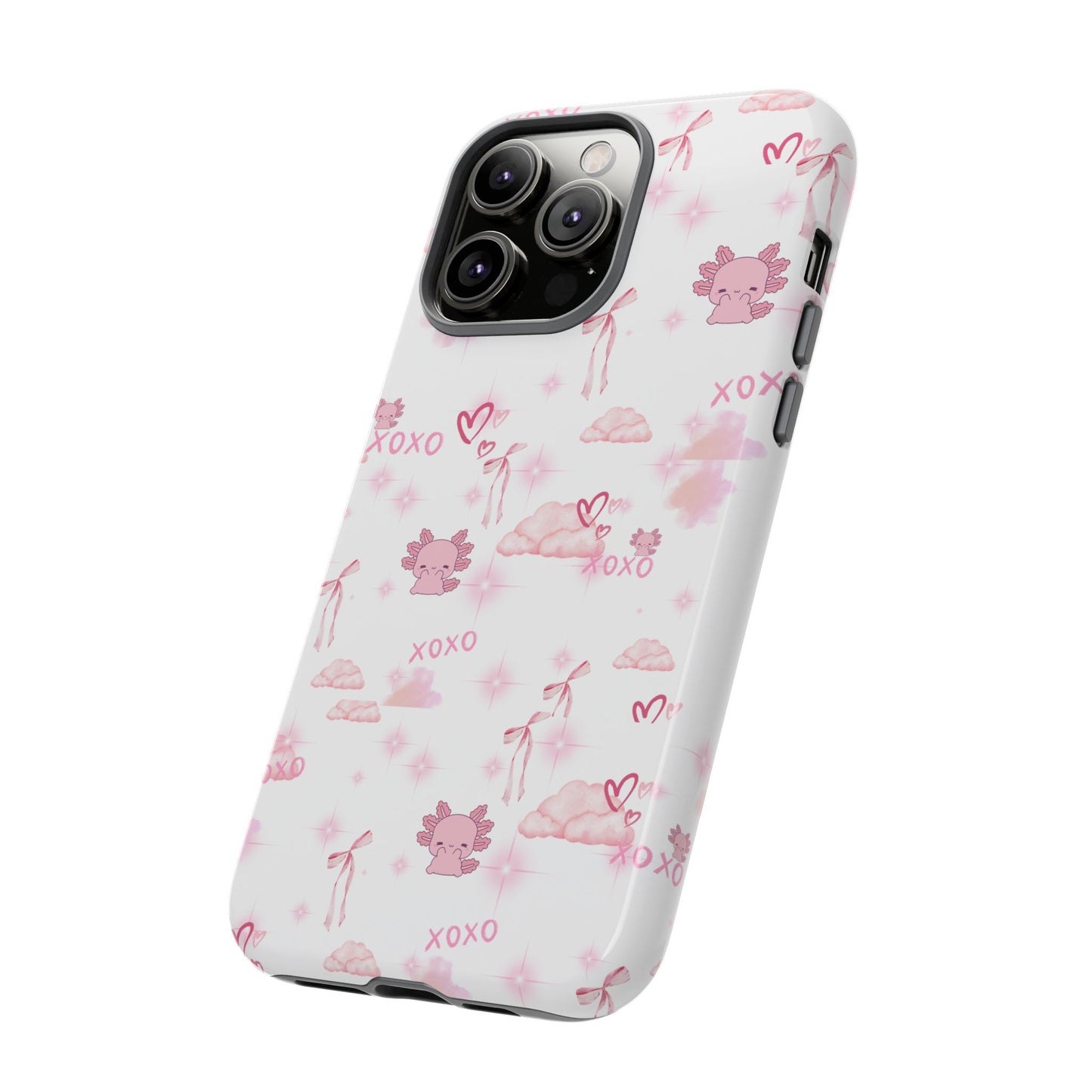 Pink clouds phone case