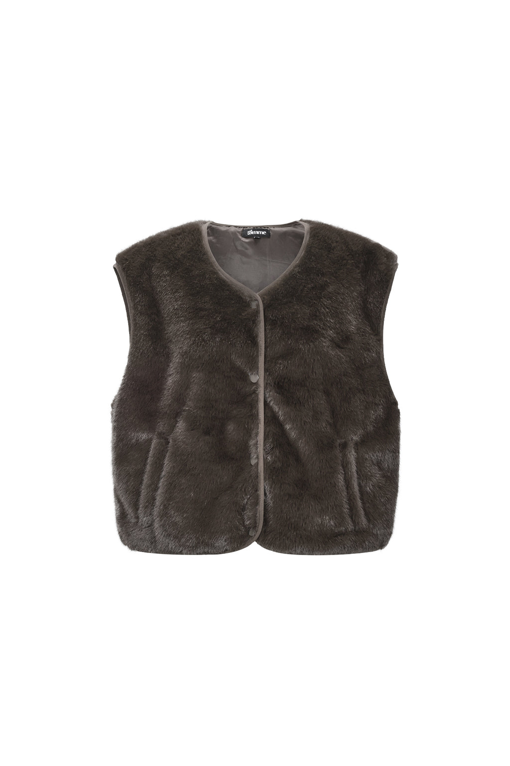 Polyester fiber (polyester) Vests Solid color Fall/Winter  Clothes