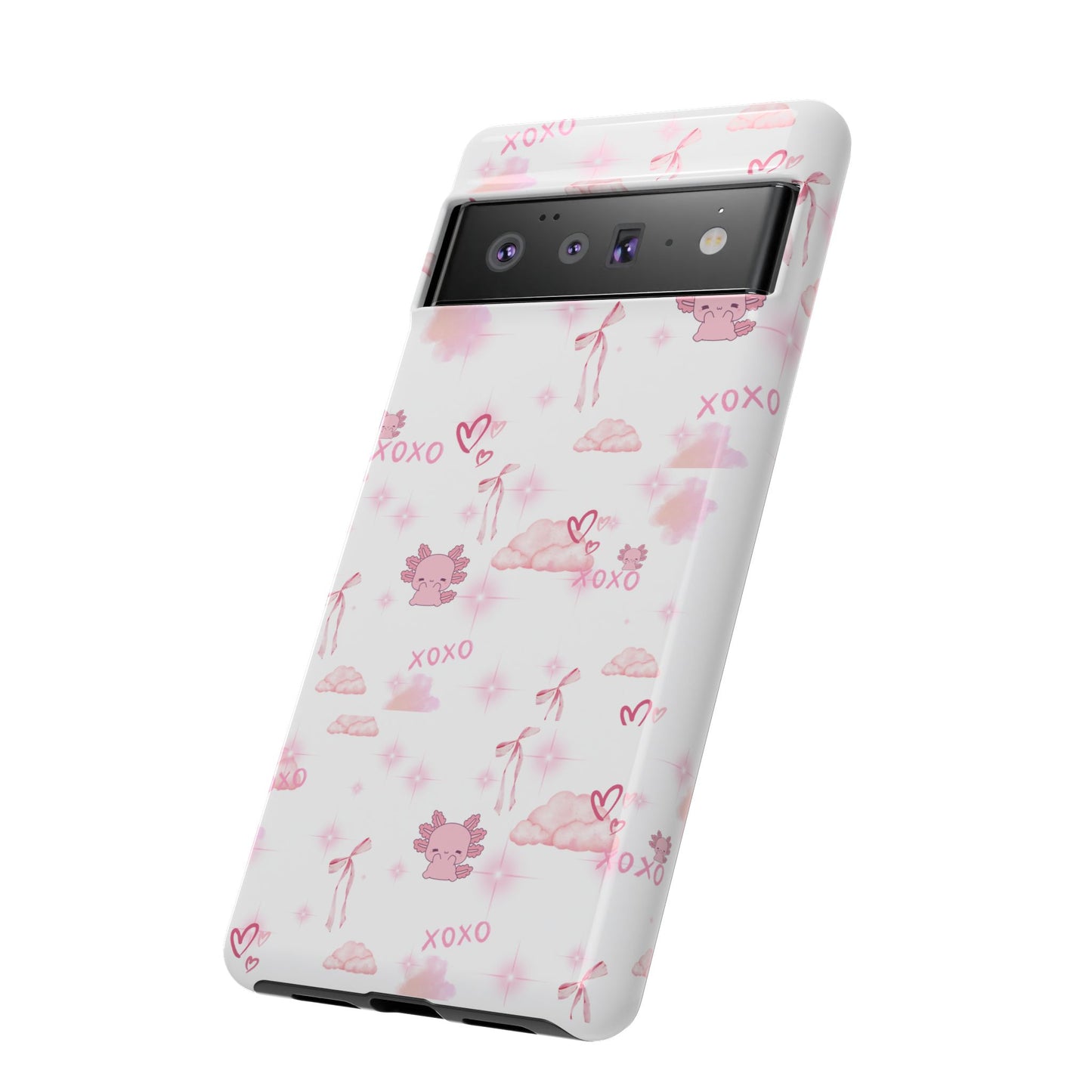Pink clouds phone case