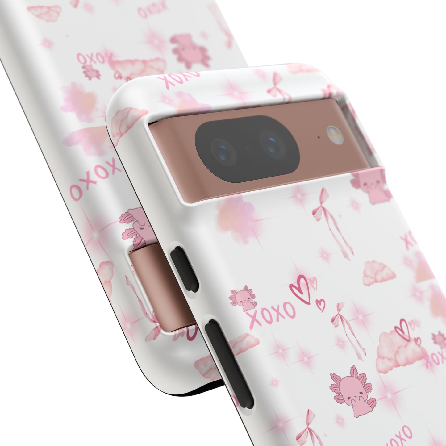 Pink clouds phone case