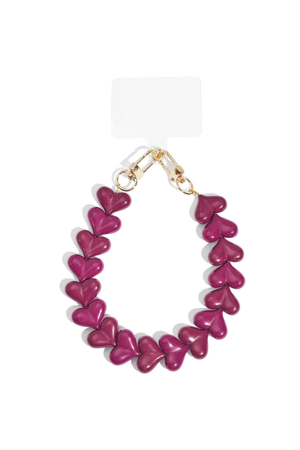 Double heart phone cords