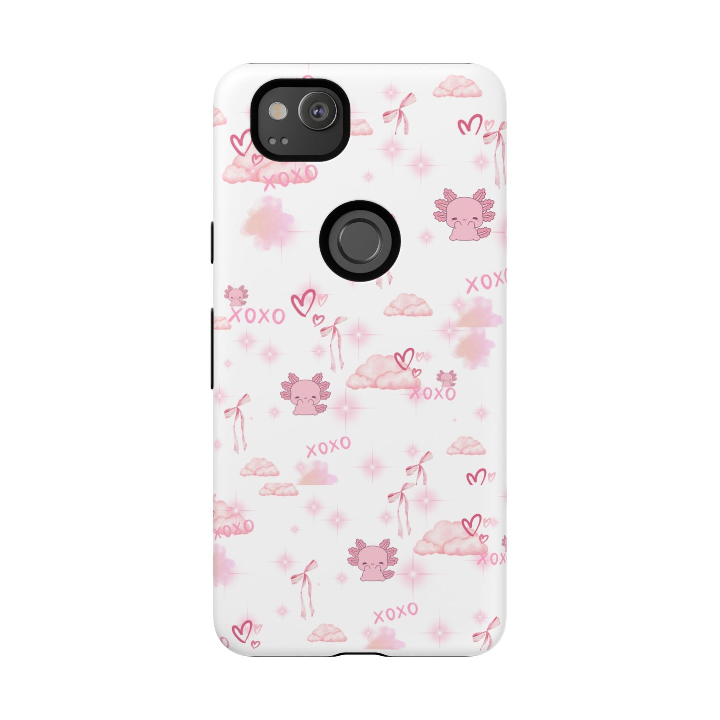 Pink clouds phone case