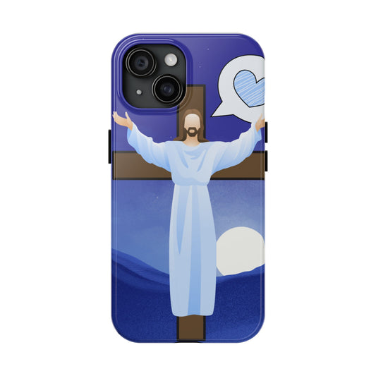 Jesus loves you phone case