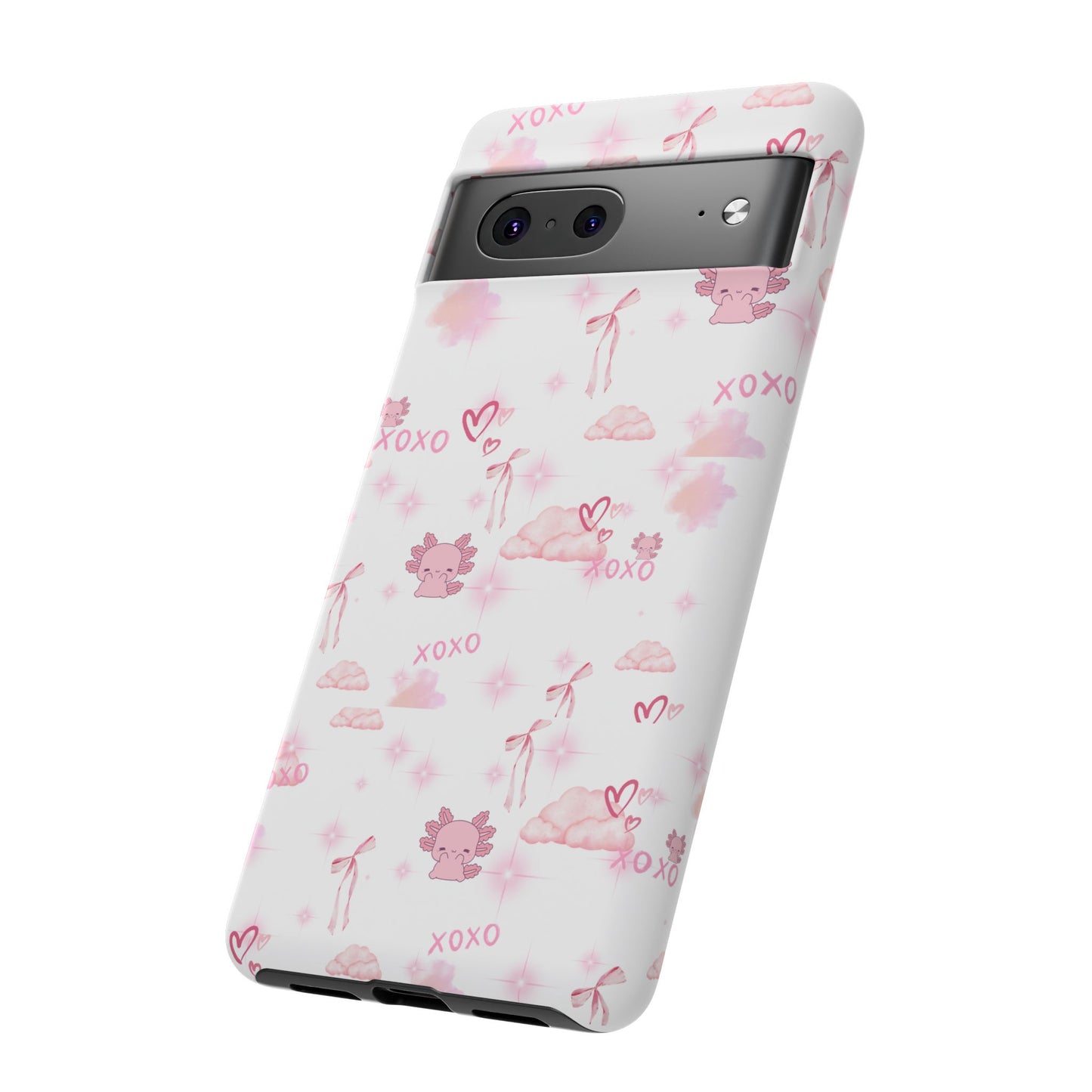 Pink clouds phone case