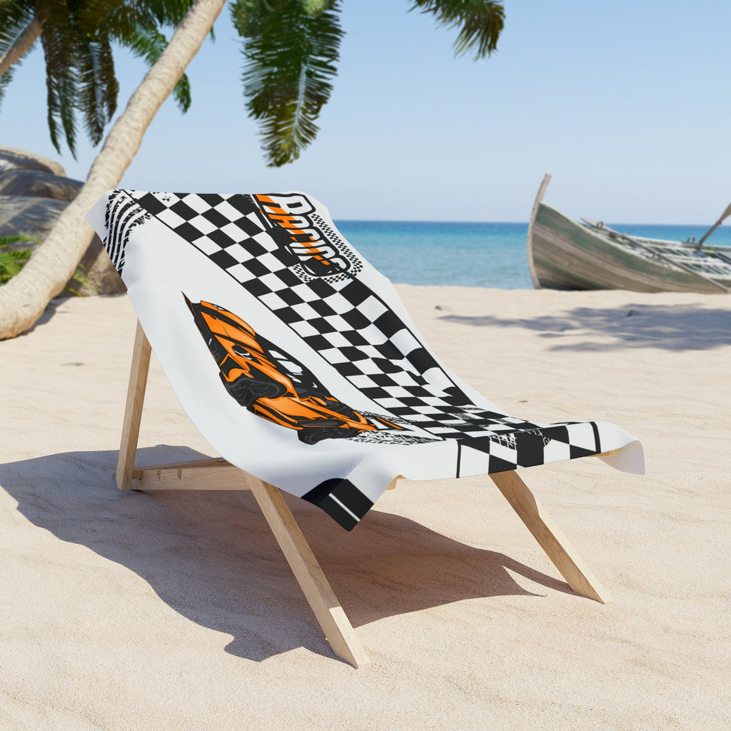 Race Beach Towel