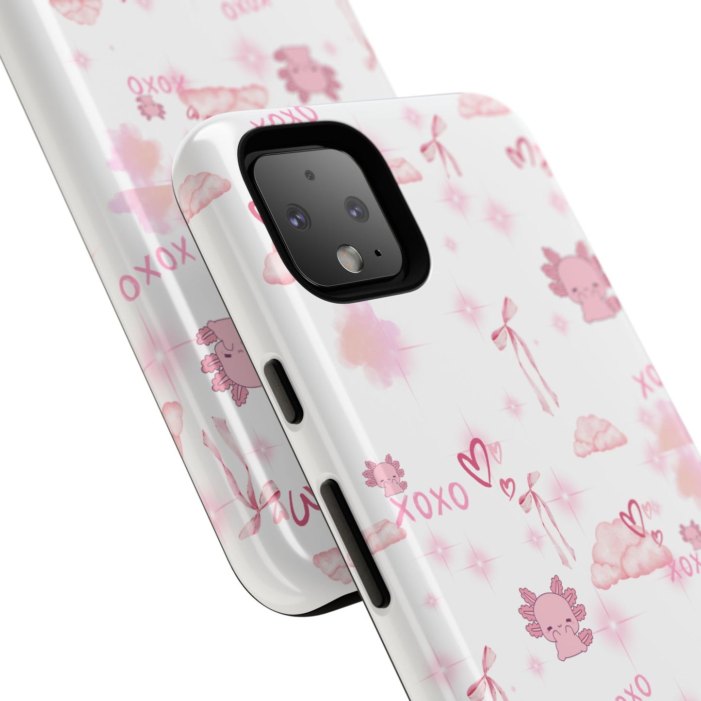 Pink clouds phone case
