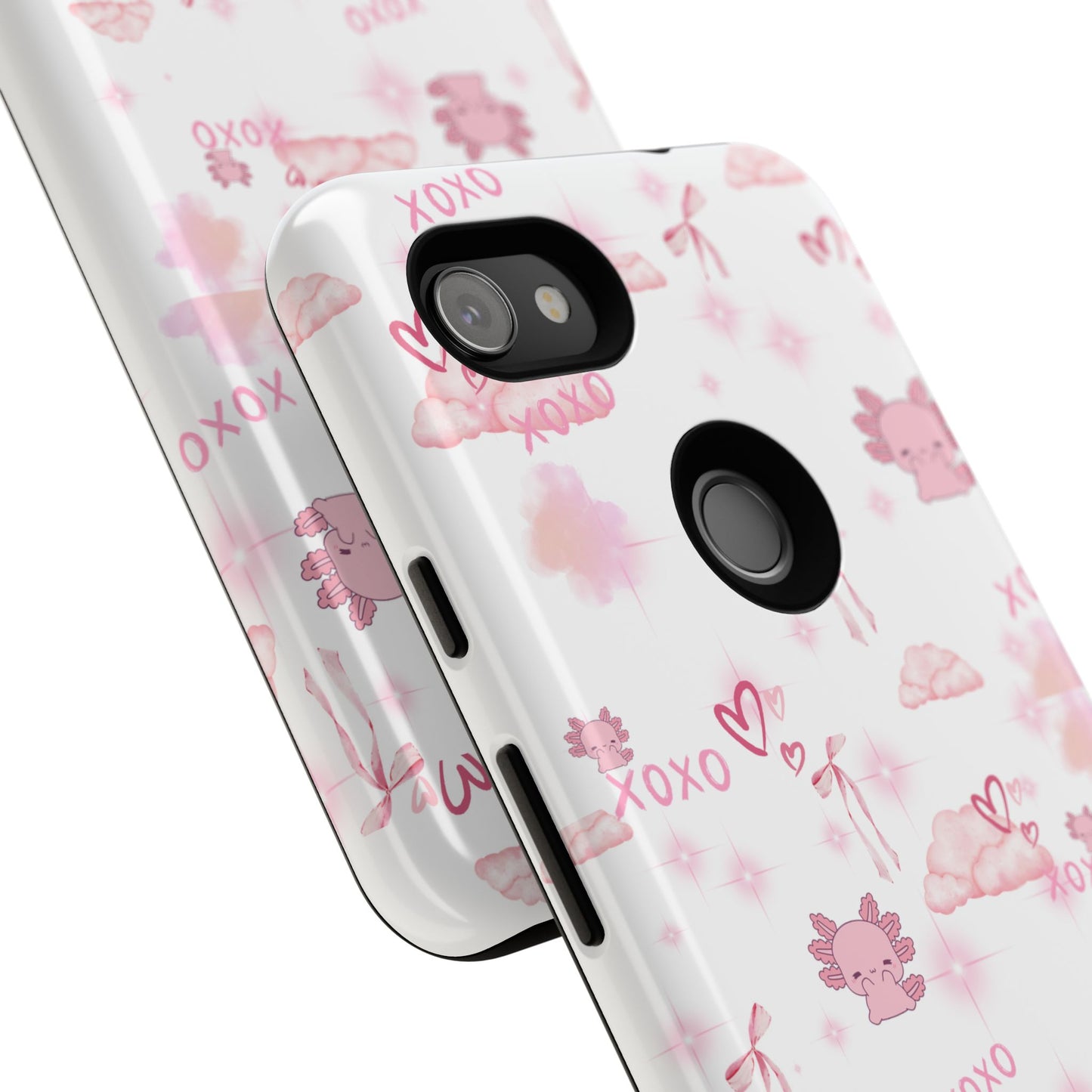 Pink clouds phone case