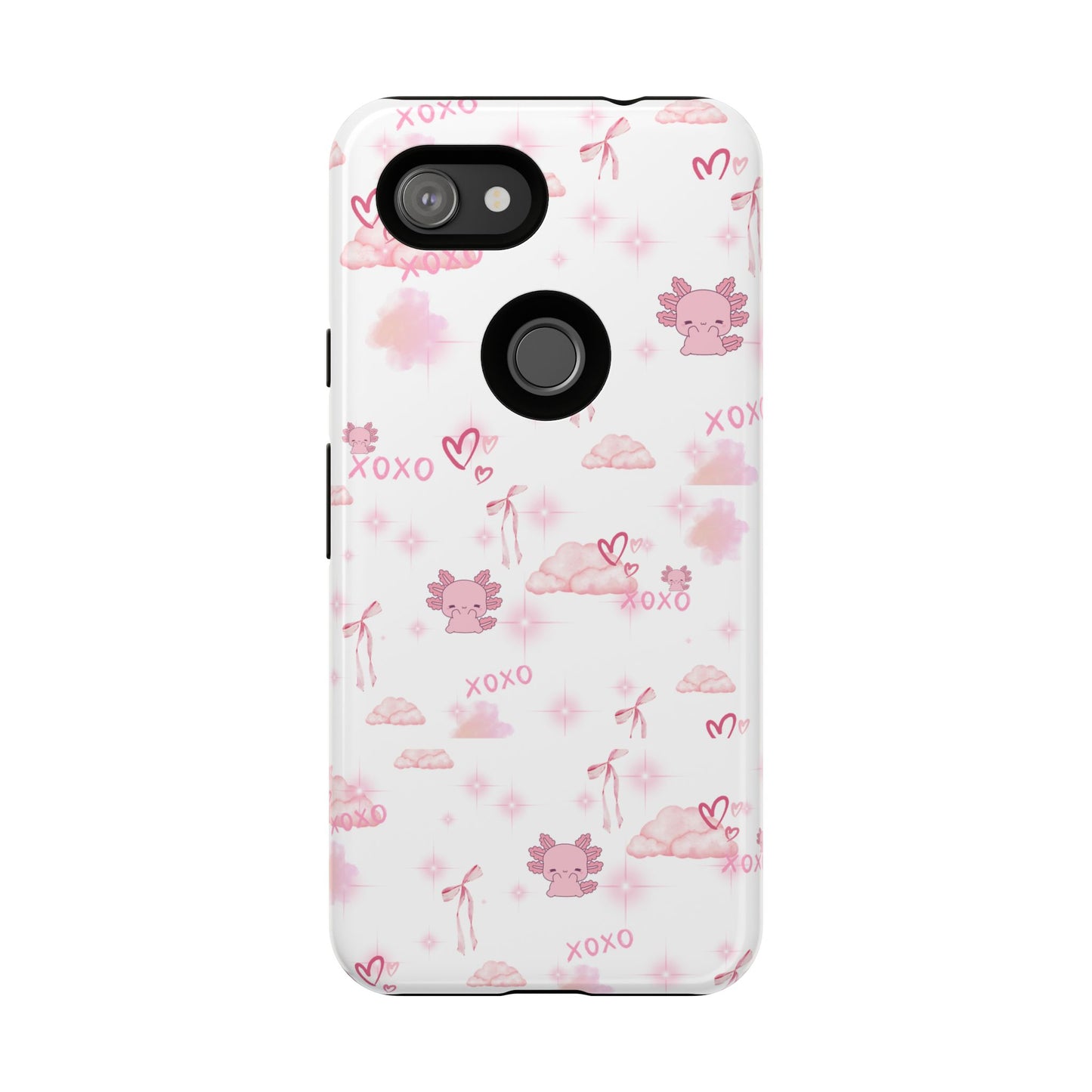 Pink clouds phone case