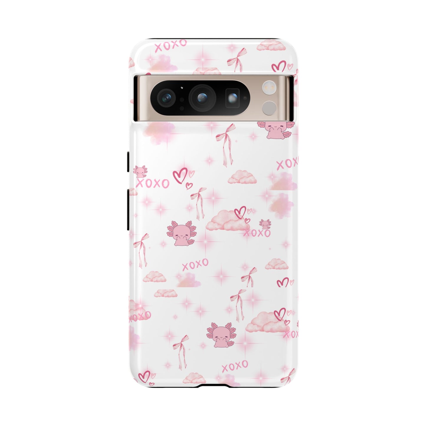 Pink clouds phone case