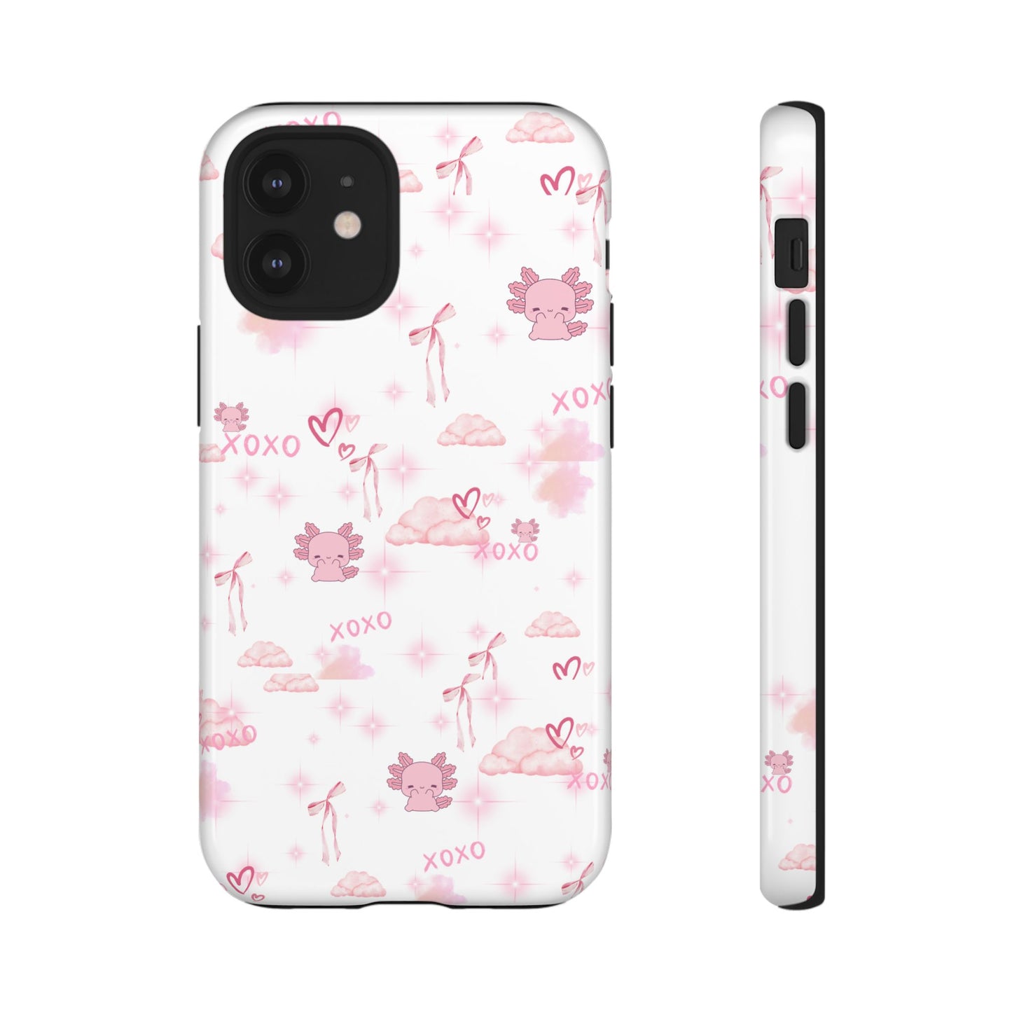 Pink clouds phone case