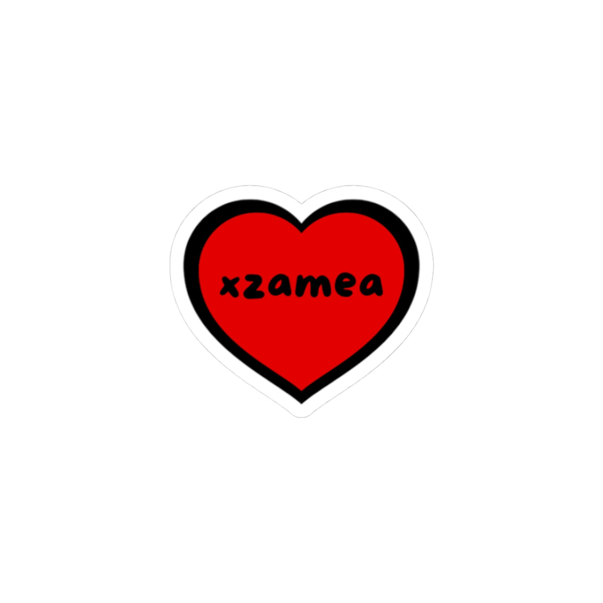 Xzamea love sticker