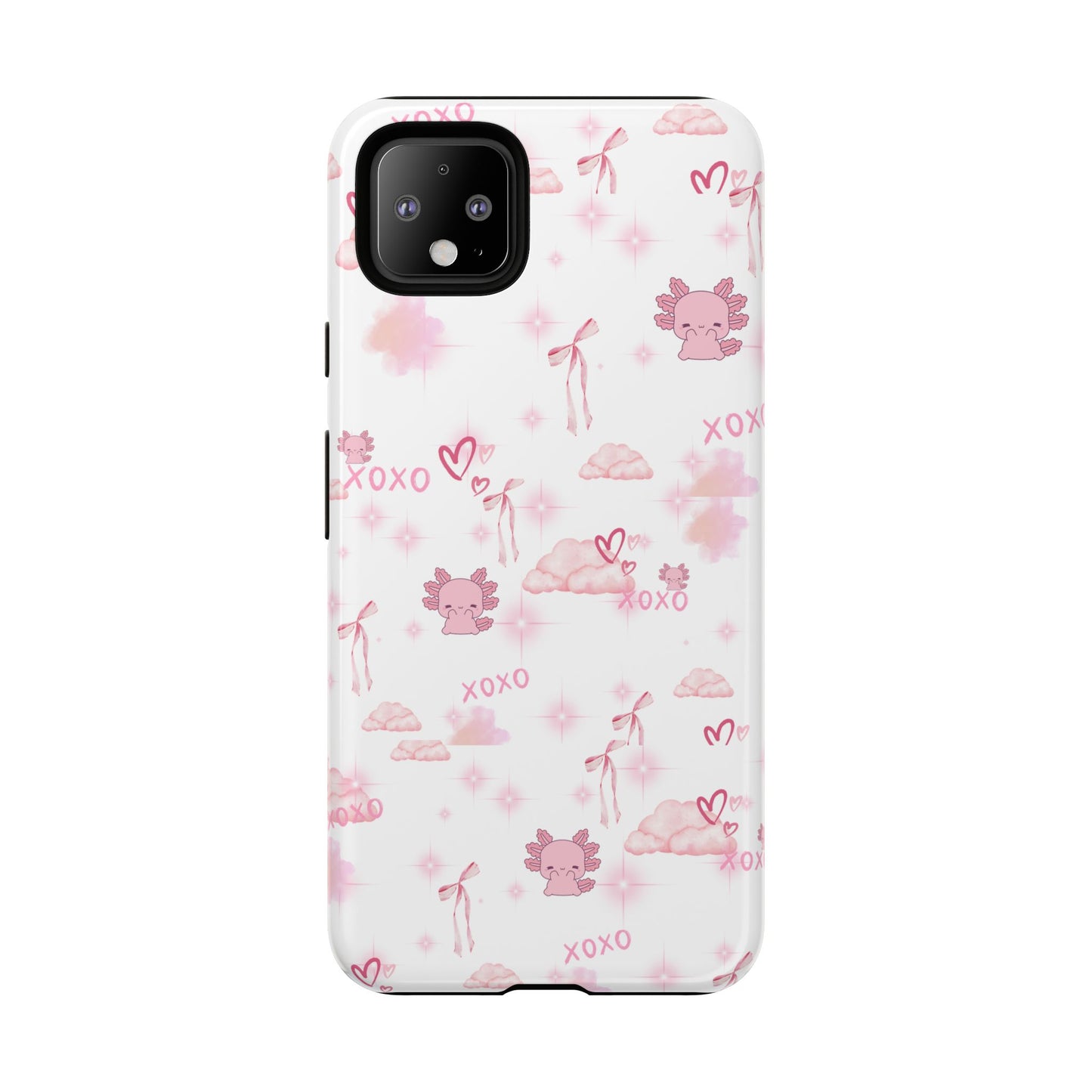Pink clouds phone case