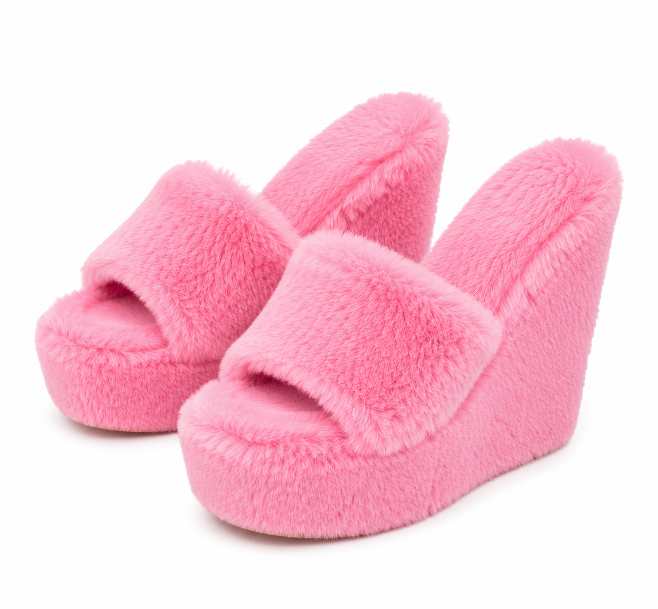 Y2K Fluffy Plateau Hakken