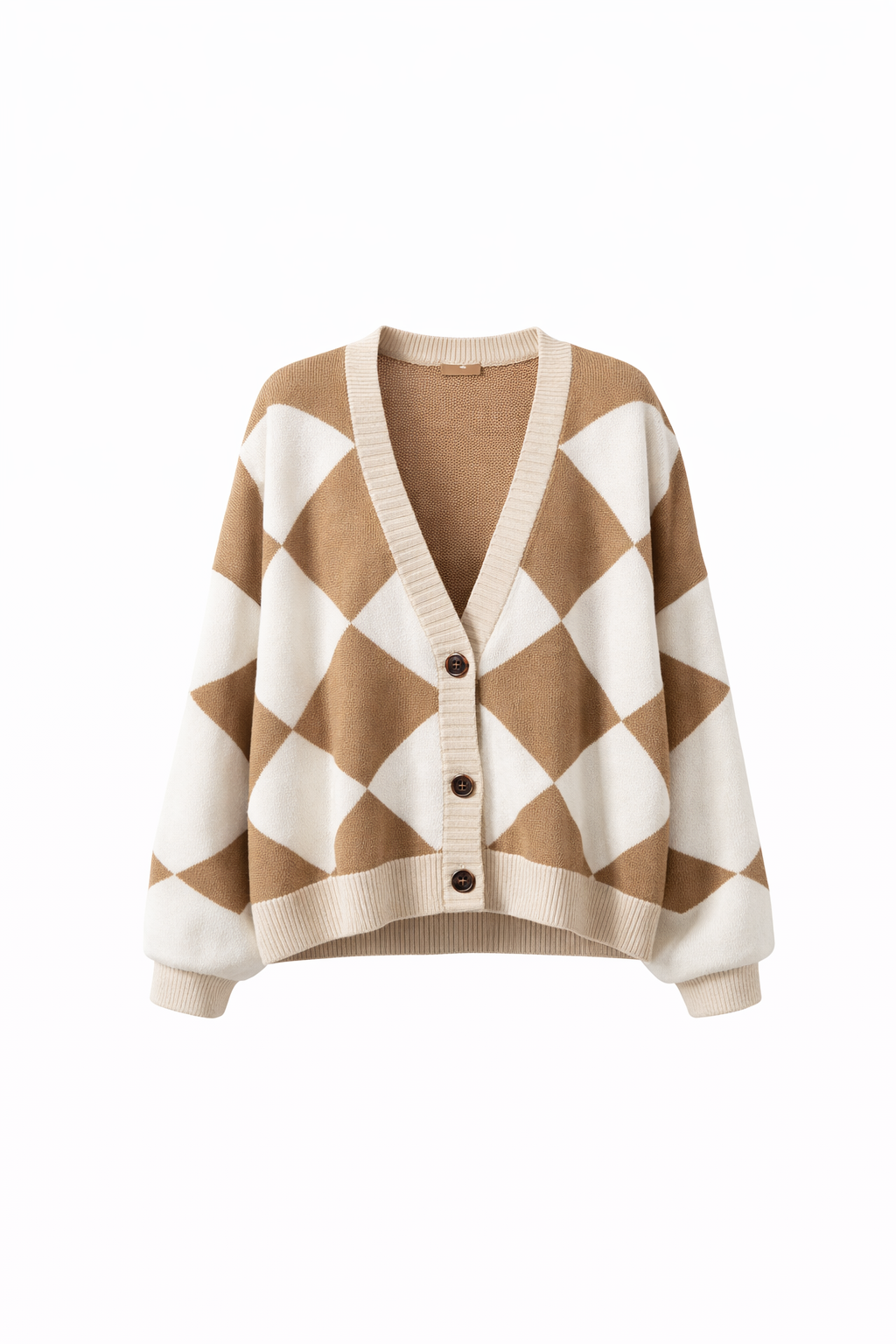 Diamant-Patroon Trui