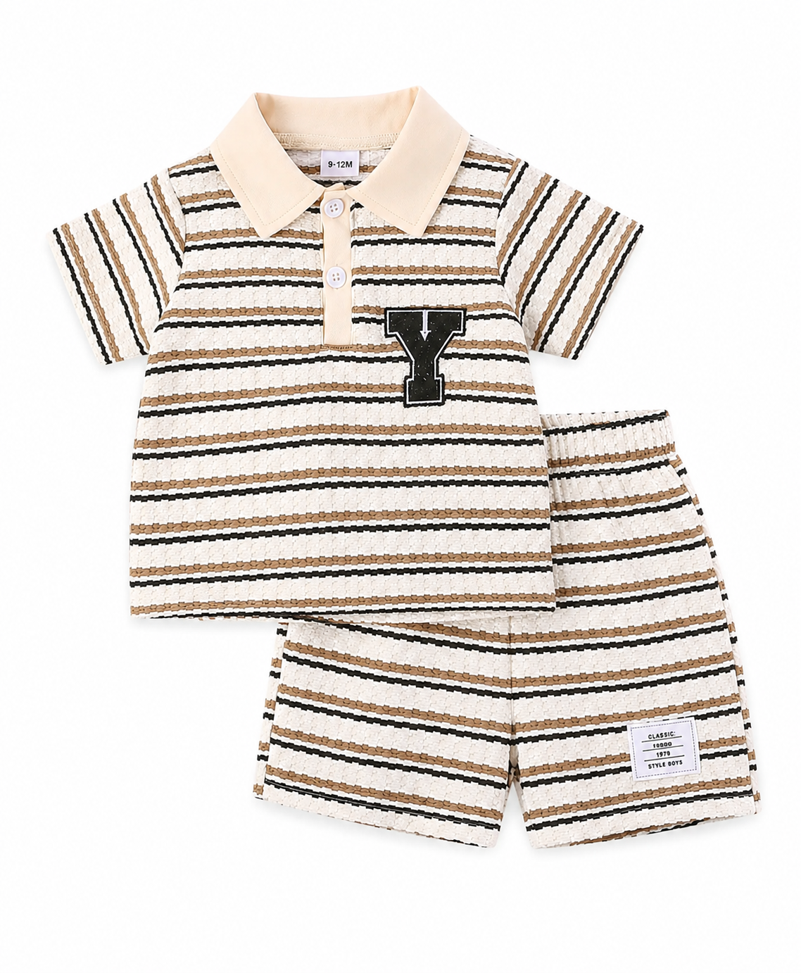Gestreepte Polo Set